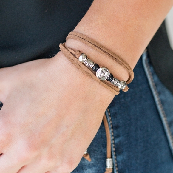 Unisex Bracelet - Genuine Suede Fashion Accessory - Picture 2 of 3